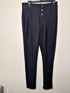 Maze Collection Black stretch dress pants Size Large Like New